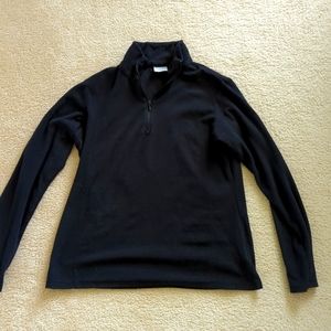 Columbia Light weight half zip fleece.